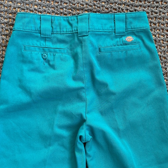 Dickies Women's Teal Wide Leg Pants - Picture 8 of 12